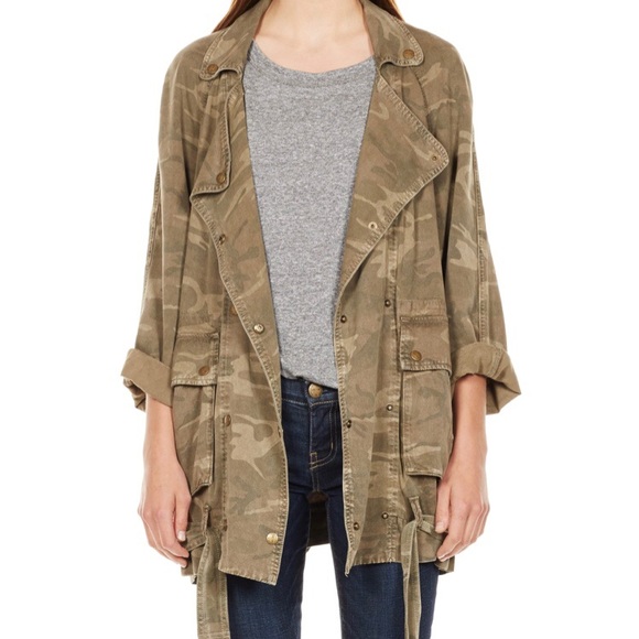 Current/Elliott Jackets & Blazers - NWT Current/Elliott camouflage canvas jacket XS